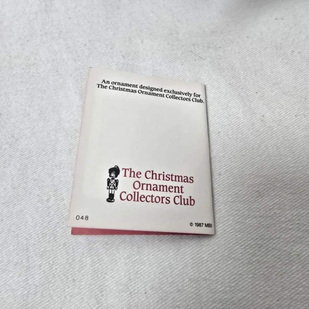 1987 Old‎ Saint Nick Christmas Ornament Collecters Club